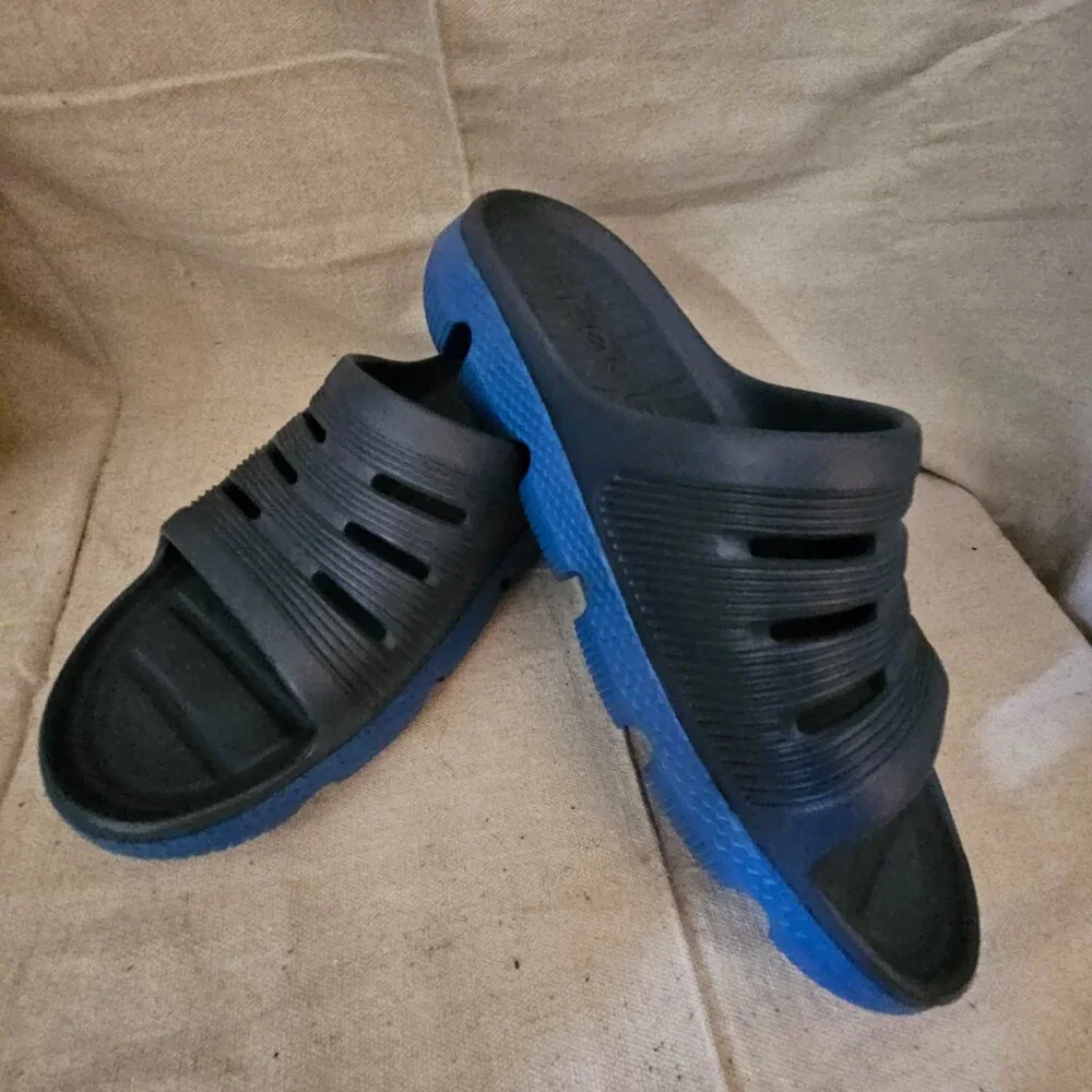 Men's Cole Haan ZeroGrand Blue Slides Sandals NEW in Box Shoes Sz 11 - Picture 6 of 7